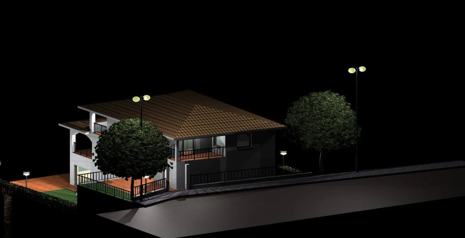 Villino unifamiliare · 2011 · visualizzazione 3D 1