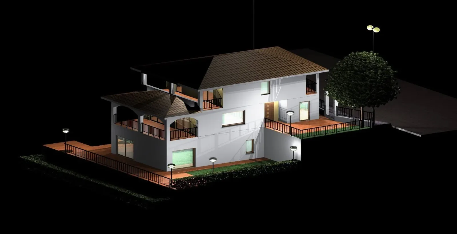 Villino unifamiliare · 2011 · visualizzazione 3D 2